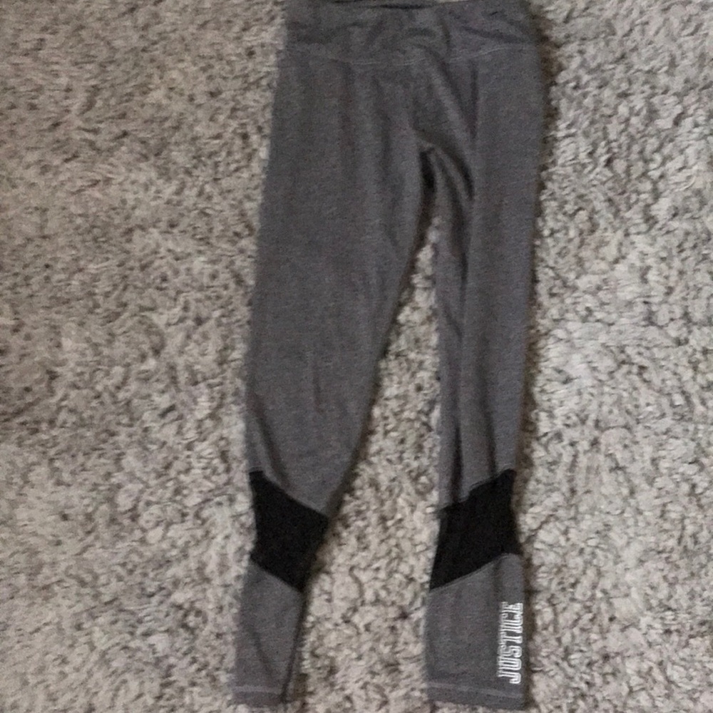 grey justice leggings